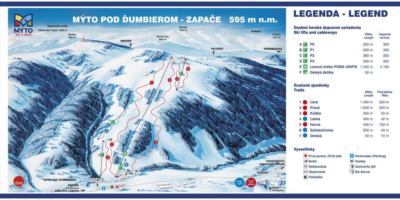 Apartment Anna Chopok, 1 110 M, Highest In Central Europe, On A Hiking Trail To Dumbier Demanovska Dolina Exterior photo